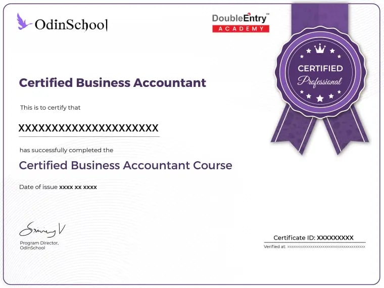 Certified Business Accountant