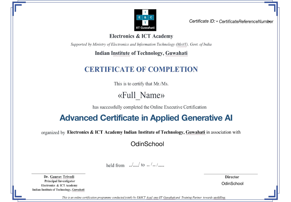 IITG Certificate 1