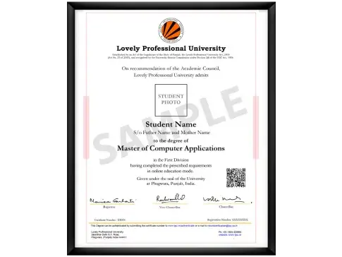 LPU_MCA_Certificate